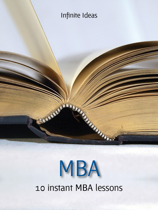 Title details for MBA by Infinite Ideas - Available